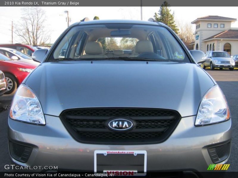 Titanium Gray / Beige 2010 Kia Rondo LX
