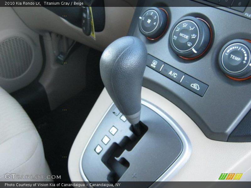 Titanium Gray / Beige 2010 Kia Rondo LX
