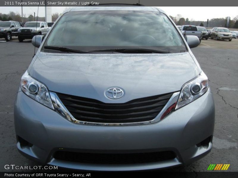 Silver Sky Metallic / Light Gray 2011 Toyota Sienna LE