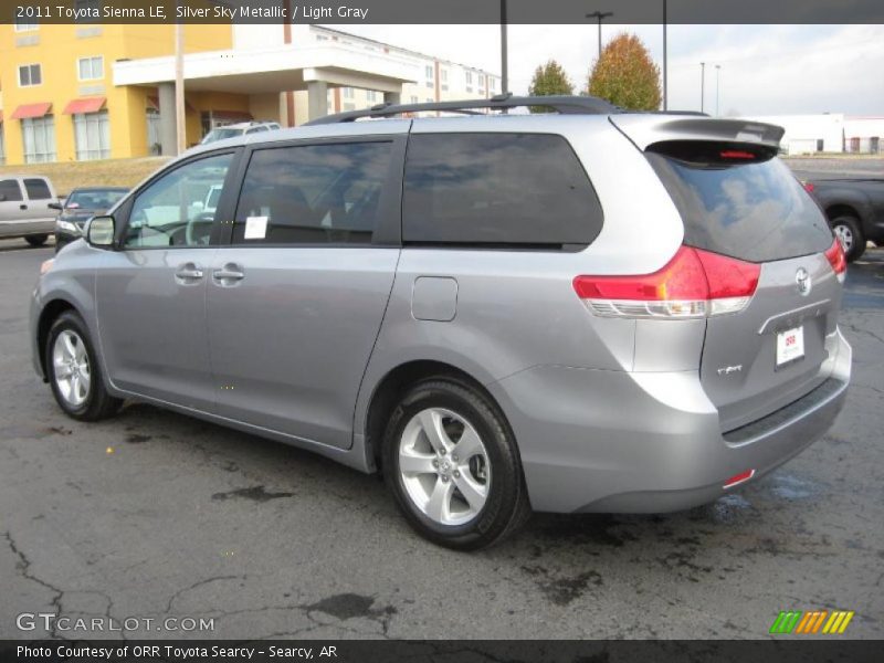 Silver Sky Metallic / Light Gray 2011 Toyota Sienna LE