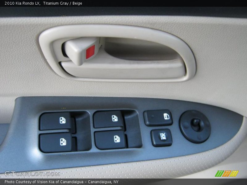 Titanium Gray / Beige 2010 Kia Rondo LX