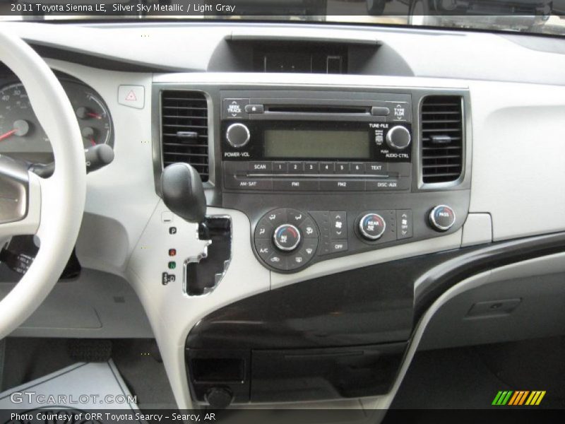 Silver Sky Metallic / Light Gray 2011 Toyota Sienna LE