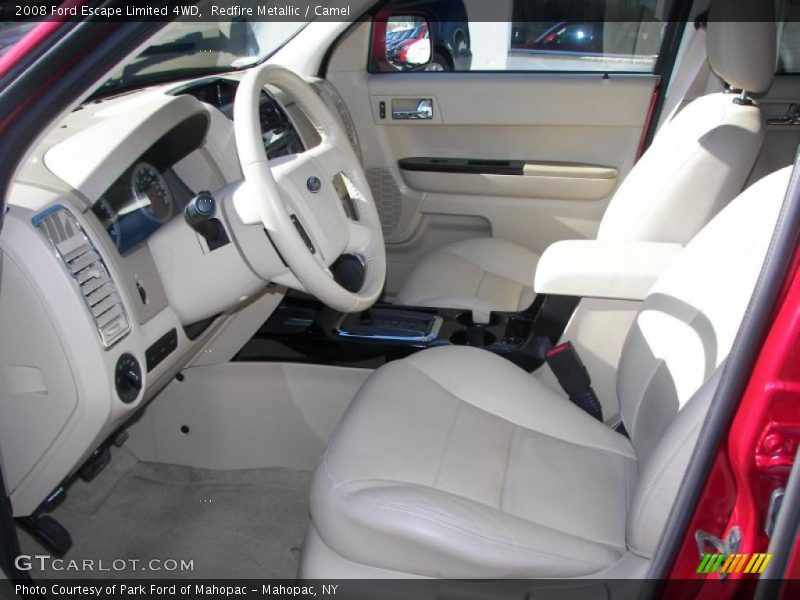 Redfire Metallic / Camel 2008 Ford Escape Limited 4WD