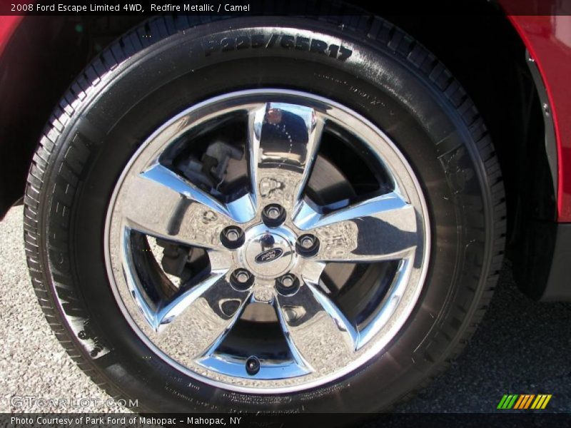 Redfire Metallic / Camel 2008 Ford Escape Limited 4WD