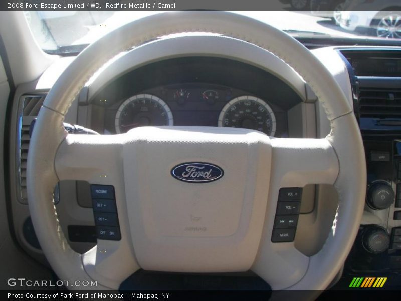 Redfire Metallic / Camel 2008 Ford Escape Limited 4WD
