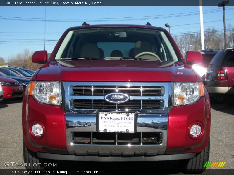 Redfire Metallic / Camel 2008 Ford Escape Limited 4WD