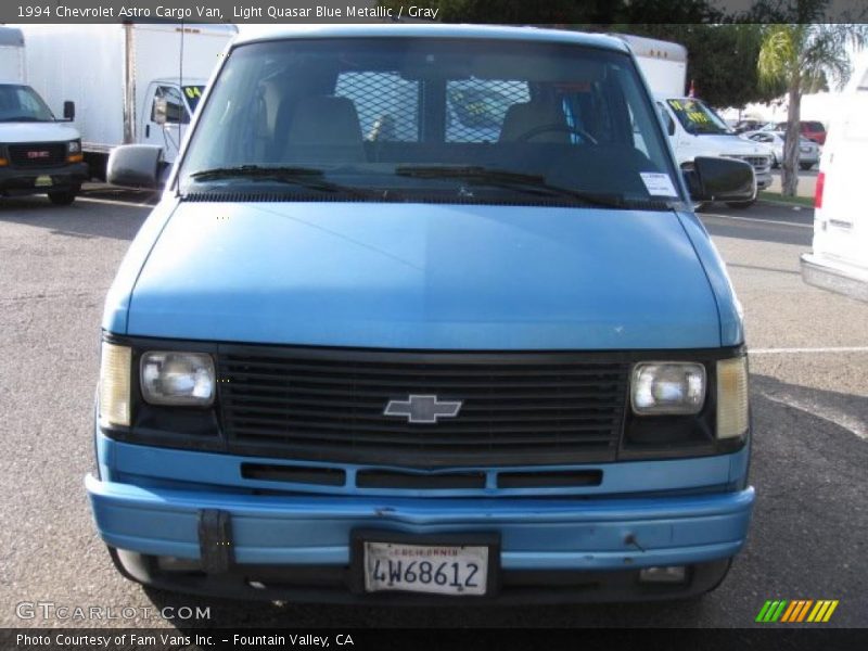 Light Quasar Blue Metallic / Gray 1994 Chevrolet Astro Cargo Van