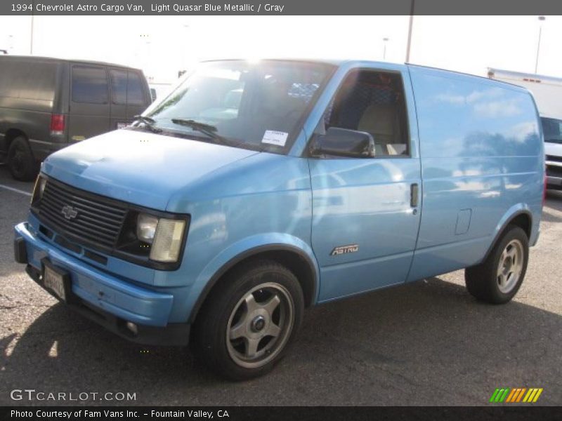 Light Quasar Blue Metallic / Gray 1994 Chevrolet Astro Cargo Van