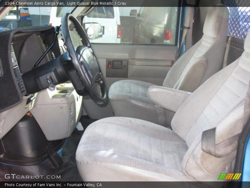 Light Quasar Blue Metallic / Gray 1994 Chevrolet Astro Cargo Van