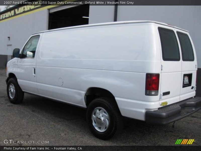 Oxford White / Medium Flint Grey 2007 Ford E Series Van E350 Super Duty Commercial