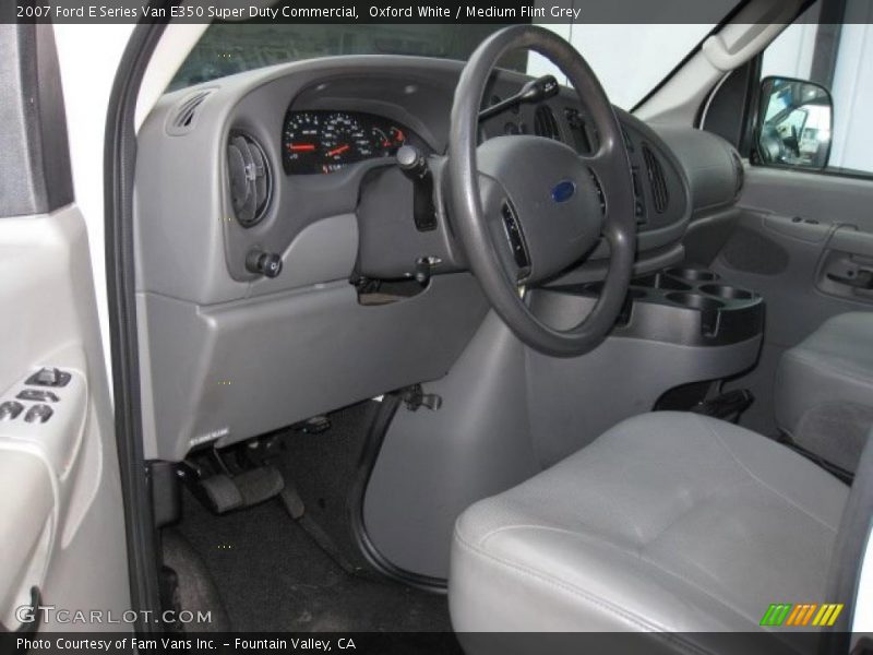  2007 E Series Van E350 Super Duty Commercial Medium Flint Grey Interior