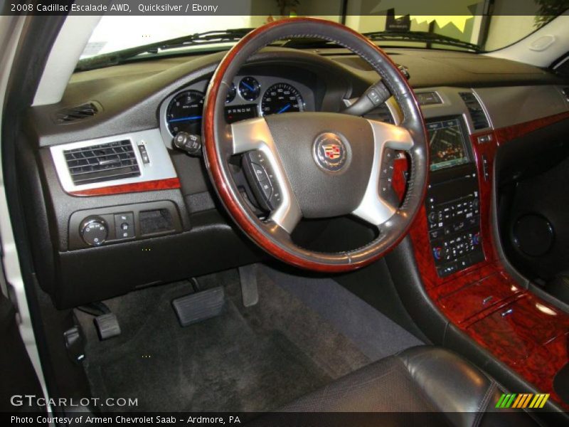 Quicksilver / Ebony 2008 Cadillac Escalade AWD