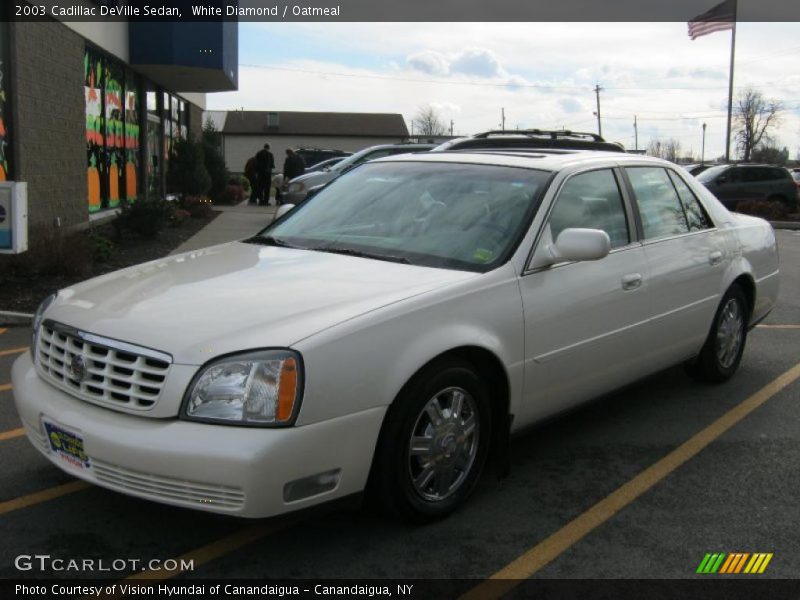 White Diamond / Oatmeal 2003 Cadillac DeVille Sedan