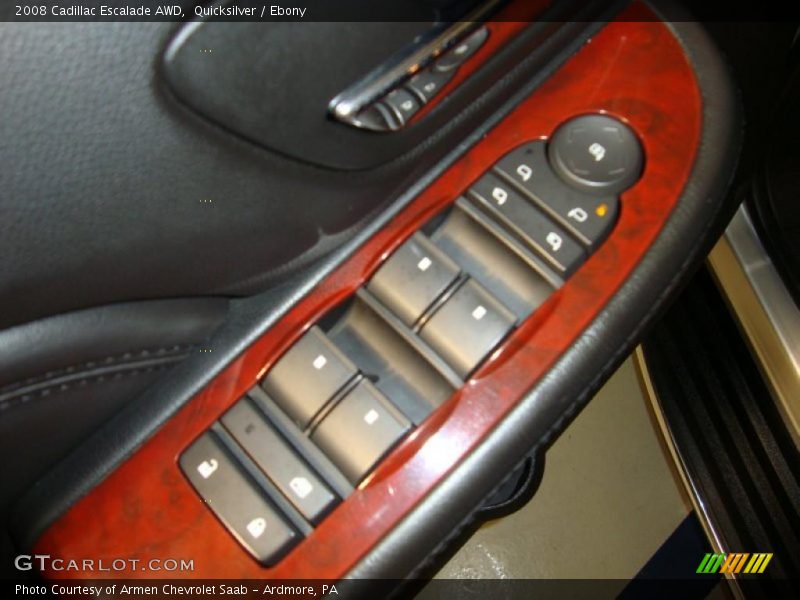 Quicksilver / Ebony 2008 Cadillac Escalade AWD