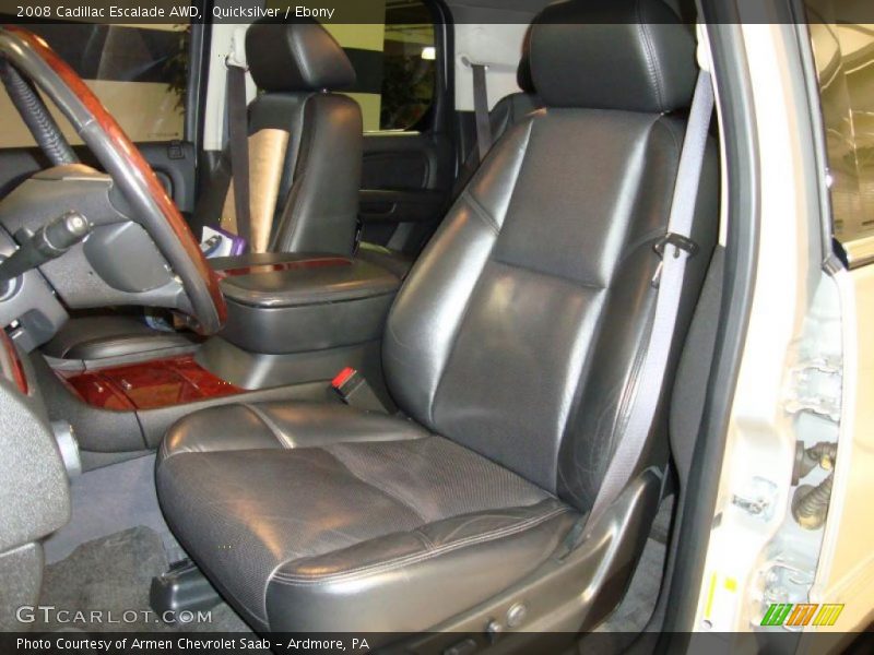 Quicksilver / Ebony 2008 Cadillac Escalade AWD