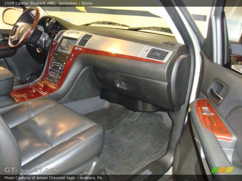 Quicksilver / Ebony 2008 Cadillac Escalade AWD