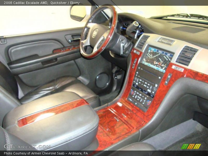 Quicksilver / Ebony 2008 Cadillac Escalade AWD