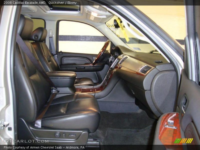 Quicksilver / Ebony 2008 Cadillac Escalade AWD