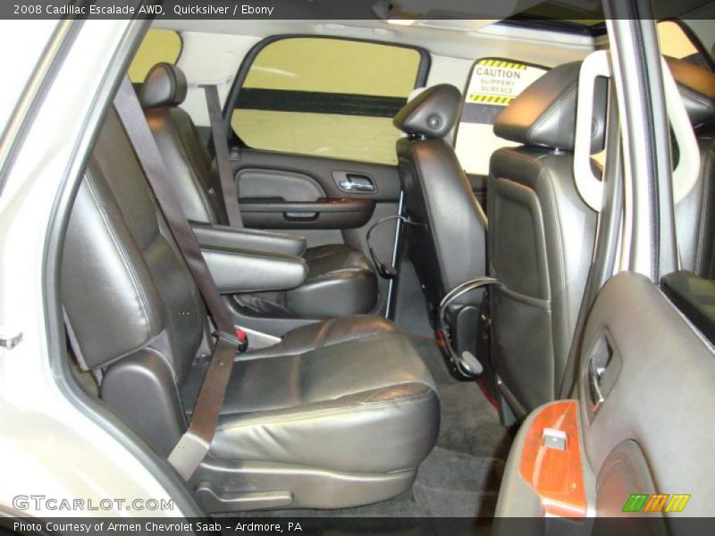 Quicksilver / Ebony 2008 Cadillac Escalade AWD