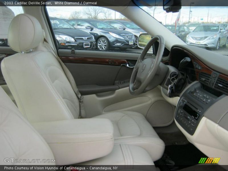 White Diamond / Oatmeal 2003 Cadillac DeVille Sedan