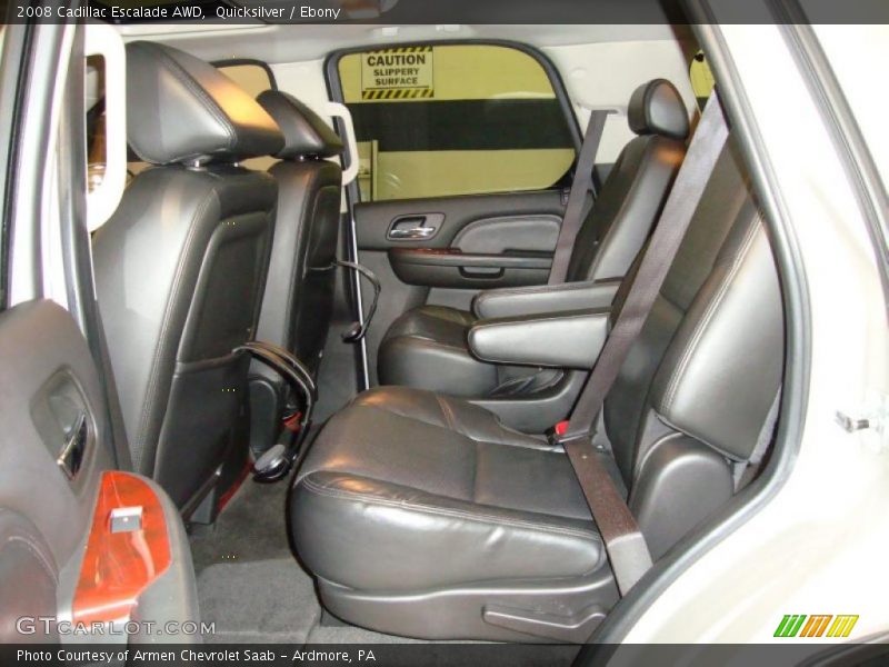 Quicksilver / Ebony 2008 Cadillac Escalade AWD