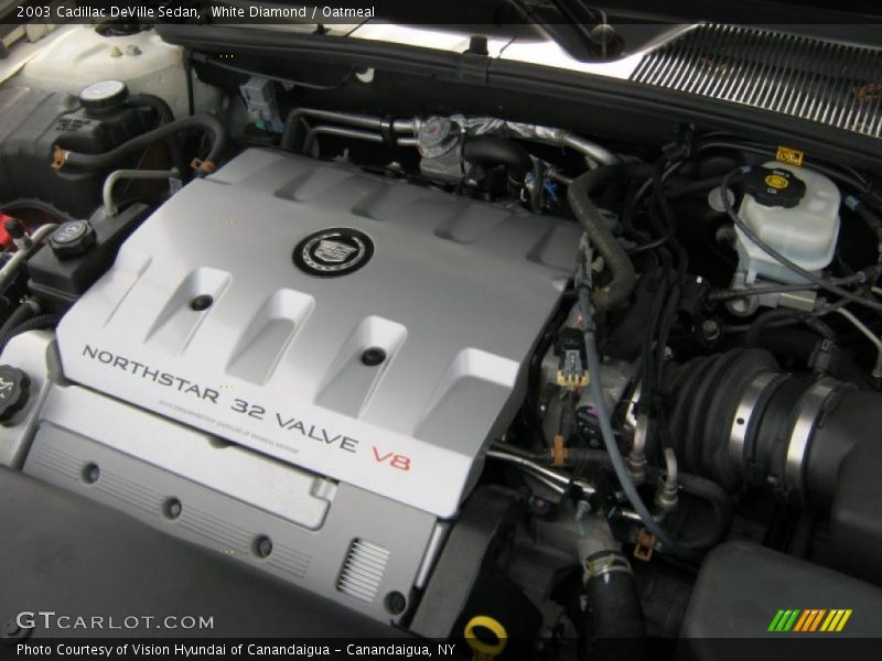 White Diamond / Oatmeal 2003 Cadillac DeVille Sedan