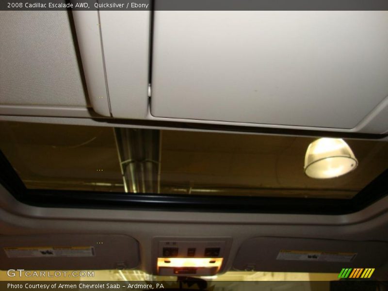 Quicksilver / Ebony 2008 Cadillac Escalade AWD