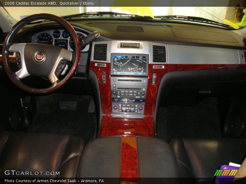 Quicksilver / Ebony 2008 Cadillac Escalade AWD