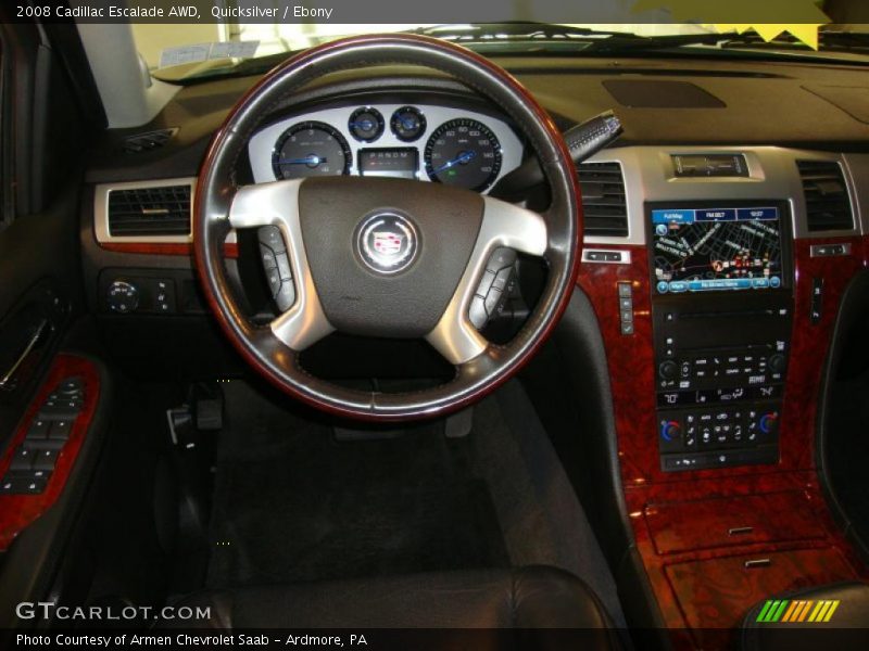 Quicksilver / Ebony 2008 Cadillac Escalade AWD