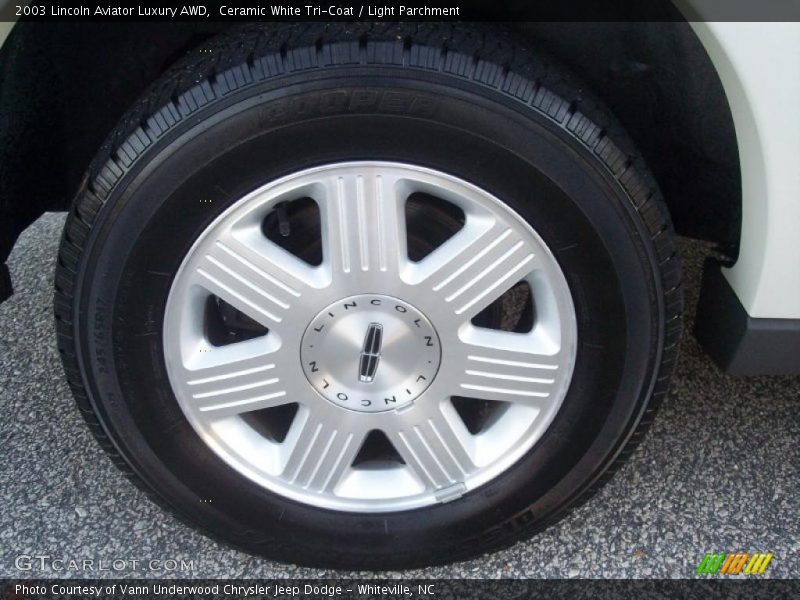 Ceramic White Tri-Coat / Light Parchment 2003 Lincoln Aviator Luxury AWD