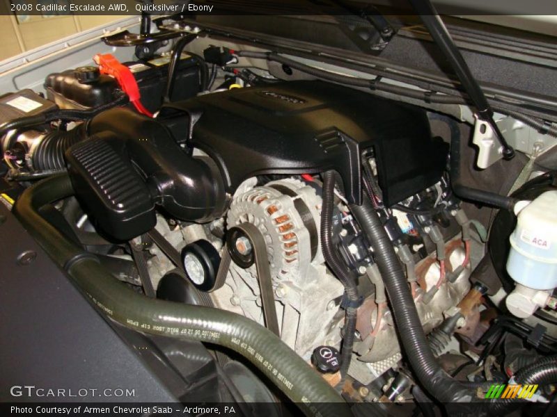 Quicksilver / Ebony 2008 Cadillac Escalade AWD
