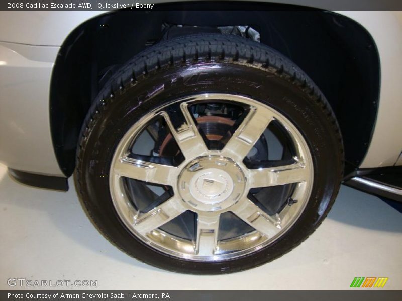 Quicksilver / Ebony 2008 Cadillac Escalade AWD