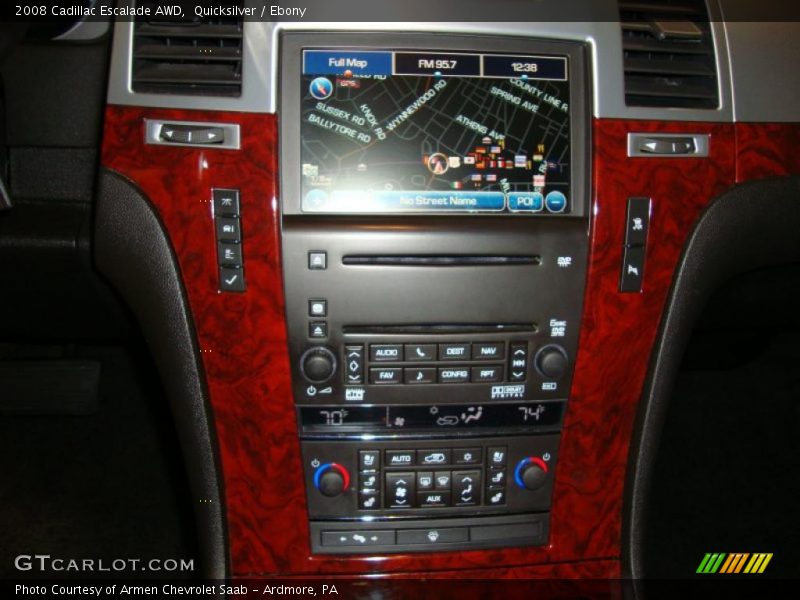 Quicksilver / Ebony 2008 Cadillac Escalade AWD