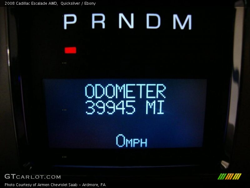 Quicksilver / Ebony 2008 Cadillac Escalade AWD
