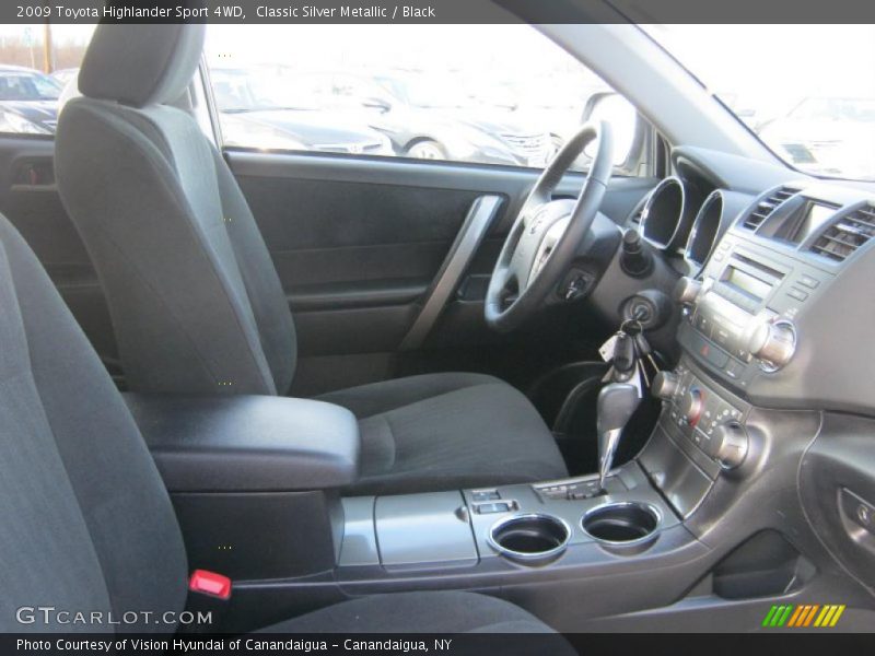 Classic Silver Metallic / Black 2009 Toyota Highlander Sport 4WD