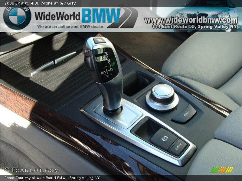 Alpine White / Grey 2008 BMW X5 4.8i