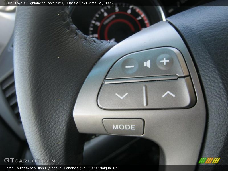 Classic Silver Metallic / Black 2009 Toyota Highlander Sport 4WD