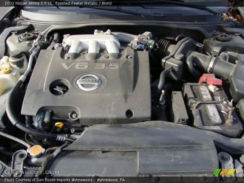 2003 Altima 3.5 SE Engine - 3.5 Liter DOHC 24-Valve V6