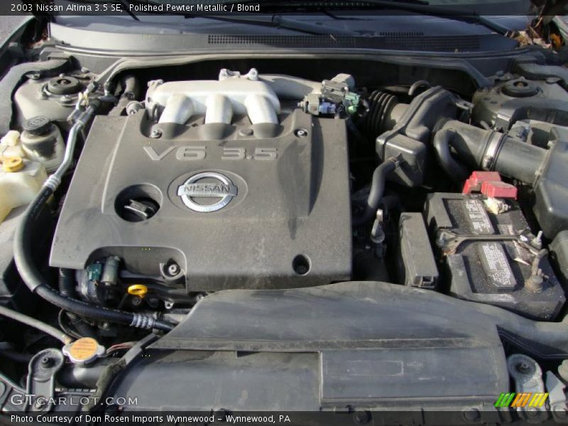  2003 Altima 3.5 SE Engine - 3.5 Liter DOHC 24-Valve V6
