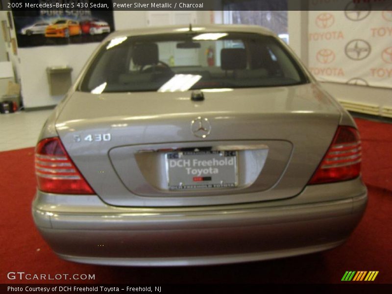 Pewter Silver Metallic / Charcoal 2005 Mercedes-Benz S 430 Sedan