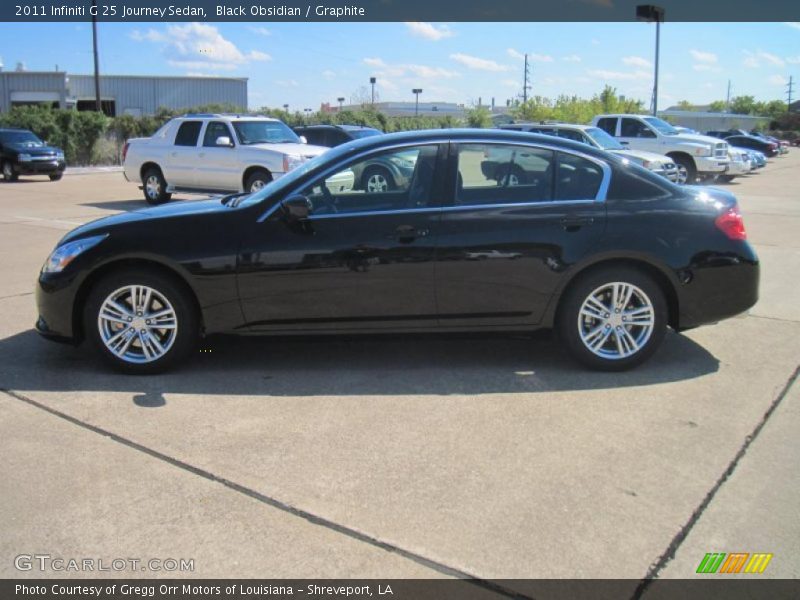 Black Obsidian / Graphite 2011 Infiniti G 25 Journey Sedan