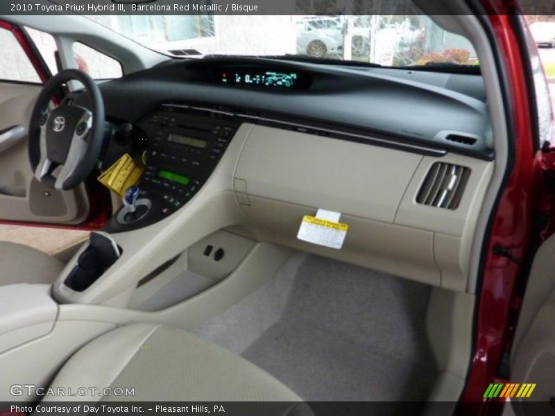 Barcelona Red Metallic / Bisque 2010 Toyota Prius Hybrid III