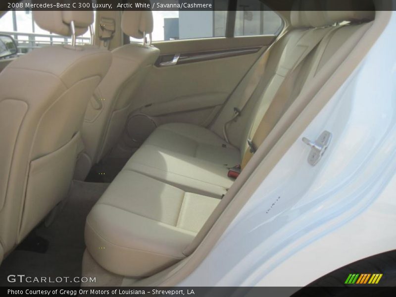 Arctic White / Savanna/Cashmere 2008 Mercedes-Benz C 300 Luxury
