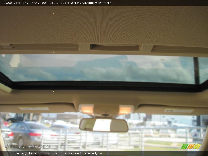 Arctic White / Savanna/Cashmere 2008 Mercedes-Benz C 300 Luxury