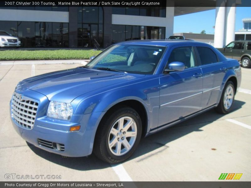 Marine Blue Pearlcoat / Dark Slate Gray/Light Graystone 2007 Chrysler 300 Touring