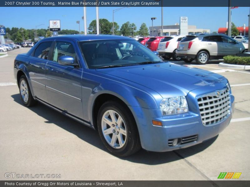 Marine Blue Pearlcoat / Dark Slate Gray/Light Graystone 2007 Chrysler 300 Touring