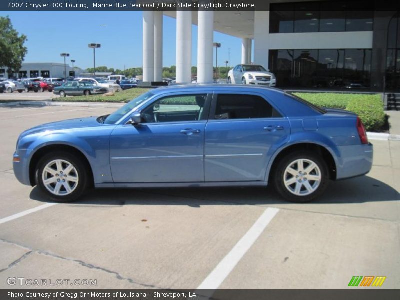 Marine Blue Pearlcoat / Dark Slate Gray/Light Graystone 2007 Chrysler 300 Touring