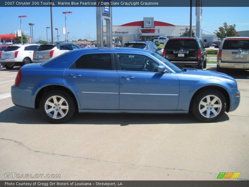 Marine Blue Pearlcoat / Dark Slate Gray/Light Graystone 2007 Chrysler 300 Touring