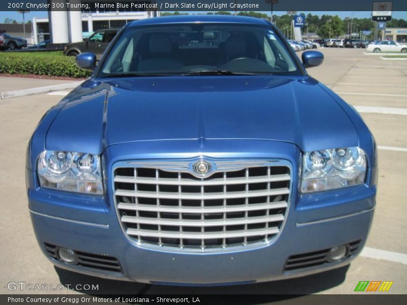 Marine Blue Pearlcoat / Dark Slate Gray/Light Graystone 2007 Chrysler 300 Touring