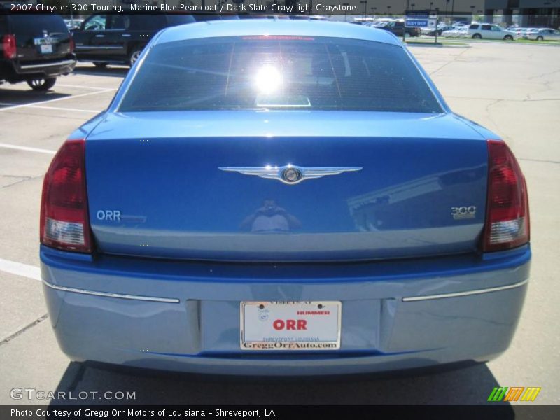 Marine Blue Pearlcoat / Dark Slate Gray/Light Graystone 2007 Chrysler 300 Touring